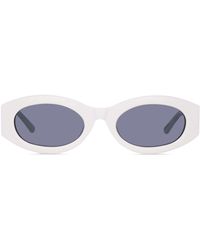 Linda Farrow - X Oval-frame Sunglasses - Lyst