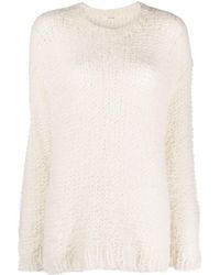 The Row - Neutral Eryna Open-knit Sweater - Lyst