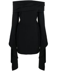 Solace London - Off Shoulder Mini Dress - Lyst