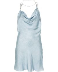 DIESEL - Satin Mini Dress - Women's - Viscose - Lyst