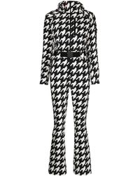 Perfect Moment - Star Houndstooth-print Ski Suit - Women's - Polyester/polyurethane - Lyst