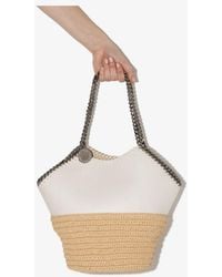 falabella raffia tote