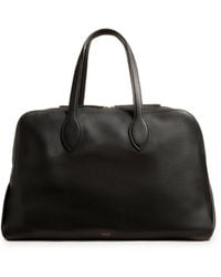Khaite - Large Maeve Leather Weekender Bag - Lyst