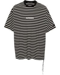Mastermind Japan - Striped Cotton T-shirt - Men's - Cotton - Lyst