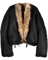 Y. Project - Fur-lined Puffer Jacket - Lyst