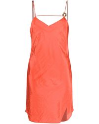 Rejina Pyo - Crinkled V-neck Mini Dress - Lyst