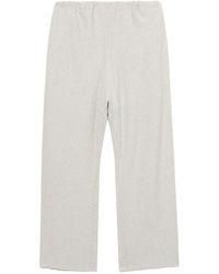 Maison Margiela - Grey Straight-leg Cotton Track Pants - Lyst