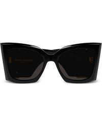 Saint Laurent - Blaze Square-frame Sunglasses - Women's - Acetate - Lyst