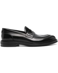 Dolce & Gabbana - Calf Leather Loafers With A Brushed Effect - Lyst