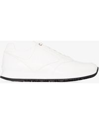 John Lobb Molton Leather Sneakers in White for Men | Lyst