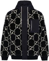 Gucci - gg-jacquard Hooded Jacket - Lyst
