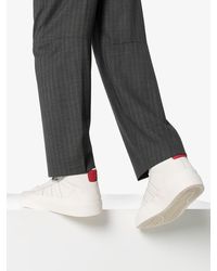 adidas X 424 Pro Model High Top Trainers - White