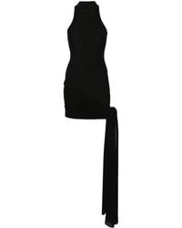 AYA MUSE - Keefe Draped Mini Dress - Women's - Viscose/nylon - Lyst