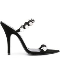The Attico - 105mm Studded Sandals - Lyst