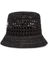 Prada - Crochet Bucket Hat - Lyst