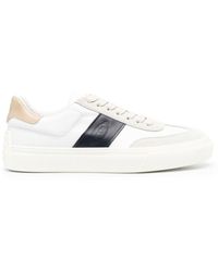 Tod's - Logo-stamp Low-top Sneakers - Lyst