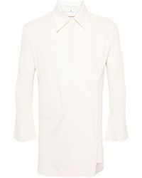 Courreges - Twist Cotton Polo Mini Dress - Women's - Cotton/polyamide - Lyst