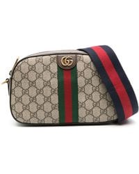 Gucci - Neutral Ophidia Small gg Shoulder Bag - Lyst