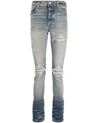 Amiri - Distressed Slim-cut Jeans - Lyst
