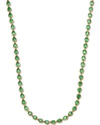 Anita Ko - 18k Yellow Emerald Choker Necklace - Lyst