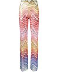 Missoni - Multicolour Zigzag Straight-leg Trousers - Lyst