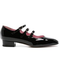 CAREL PARIS - Ariana 20mm Leather Pumps - Women's - Calf Leather/patent Calf Leather - Lyst