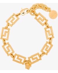 Versace - -tone Medusa Chain Bracelet - Lyst