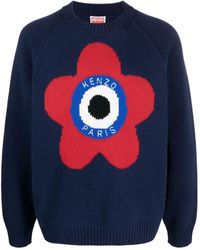 KENZO - Target Logo-embroidered Jumper - Lyst