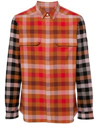 Rick Owens - Gingham-pattern Cotton Shirt - Lyst