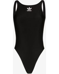 adidas black and white swimsuit