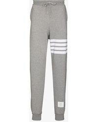 Thom Browne - 4-bar Loopback Track Pants - Lyst