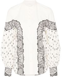 Chloé - Bandana-print Cotton Shirt - Women's - Cotton - Lyst