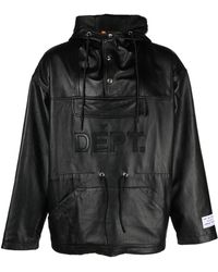 GALLERY DEPT. - Riley Hooded Leather Jacket - Men's - Silk/calf Leather - Lyst