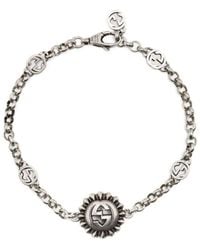 Gucci - Interlocking G Chain Bracelet - Lyst