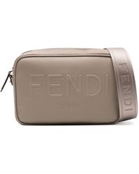 Fendi - Logo-embossed Leather Camera Case - Lyst