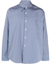 Our Legacy - Coco 70s Striped Cotton Shirt - Men's - Cotton - Lyst