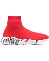 Red Balenciaga Shoes for Men | Lyst