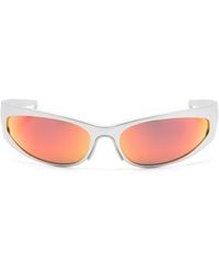 Balenciaga - -tone Reverse Xpander Wrap Sunglasses - Women's - Acetate - Lyst