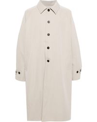Frankie Shop - Neutral Emil Single-breasted Trench Coat - Lyst