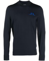 J.Lindeberg - Gus Logo-embroidered Golf Sweater - Lyst