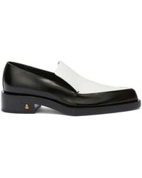 Jil Sander - Two-tone Leather Loafers - Lyst
