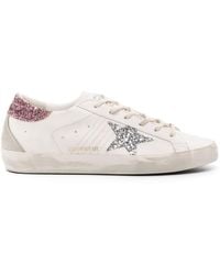 Golden Goose - Super-star Leather Sneakers - Lyst