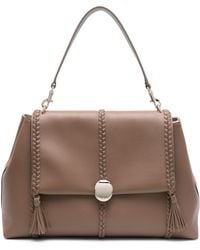 Chloé - Penelope Large Leather Shoulder Bag - Lyst