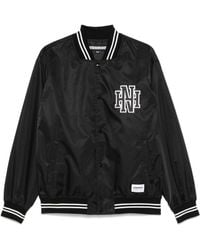 Neighborhood - Logo-Patch Baseball Jacket - Lyst