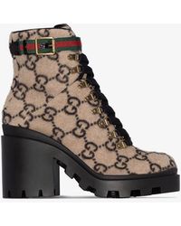 gucci snake bottom boots