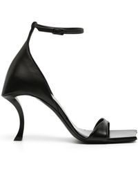 Balenciaga - Hourglass 100 Leather Sandals - Lyst