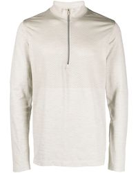 lululemon - Grey Metal Vent Tech Half-zip Long Sleeve T-shirt - Lyst