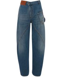 JW Anderson - Oversized Twisted Wide-leg Jeans- '20s - Lyst