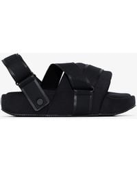 y3 sandals black
