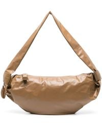 Lemaire - Croissant Medium Cross Body Bag - Unisex - Calf Leather/cotton - Lyst